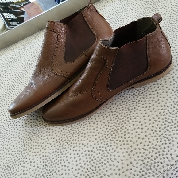 Frank Wright Wise Slip-On Boot - Brown Leather - Picture 2 of 5